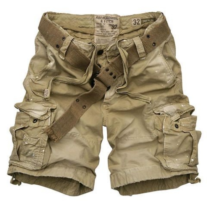 Abercrombie Fitch Hombres Cargo Patalón Corto AF7563